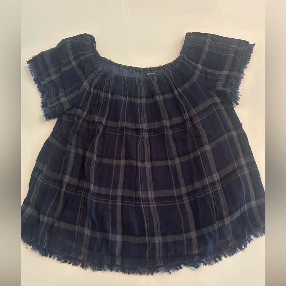 French Connection plaid top